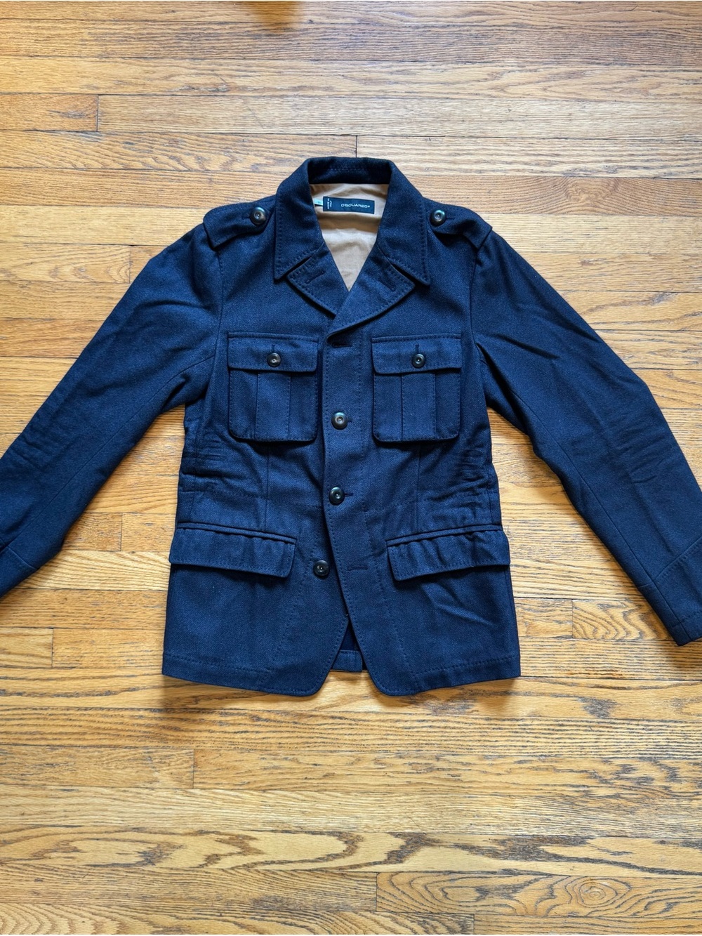 Men's DSquared2 Navy Field Jacket -